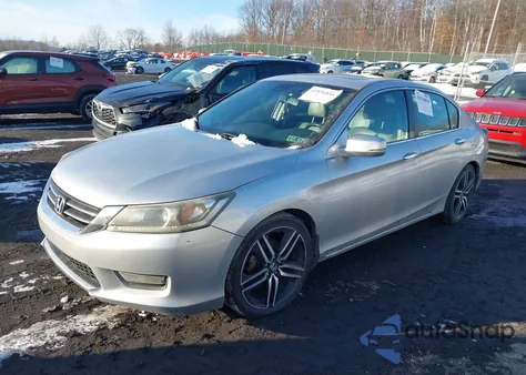 2013 Honda Accord Ex-L from USA, damaged, VIN 1HGCR2F86DA063035